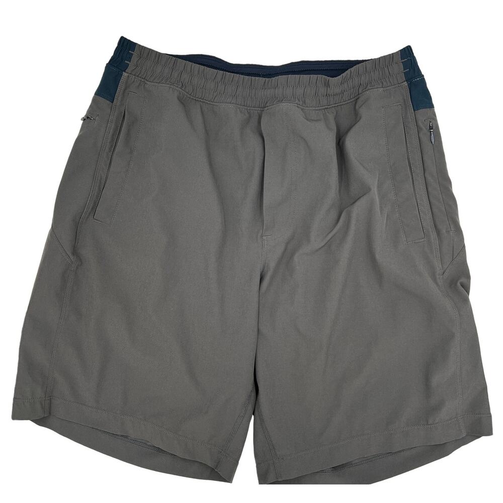 BIRDDOGS Rare Ironsides Gym Shorts Stretch Performance Liner 9" College Large